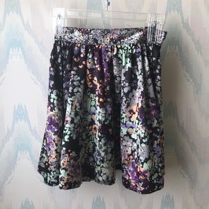 Floral Printed Skirt NWT
